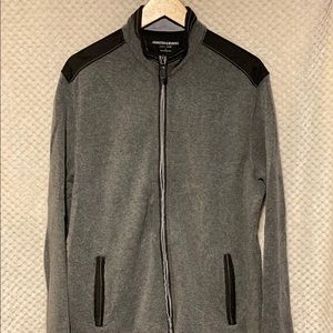 Johnston and Murphy zip up sweater. Size L